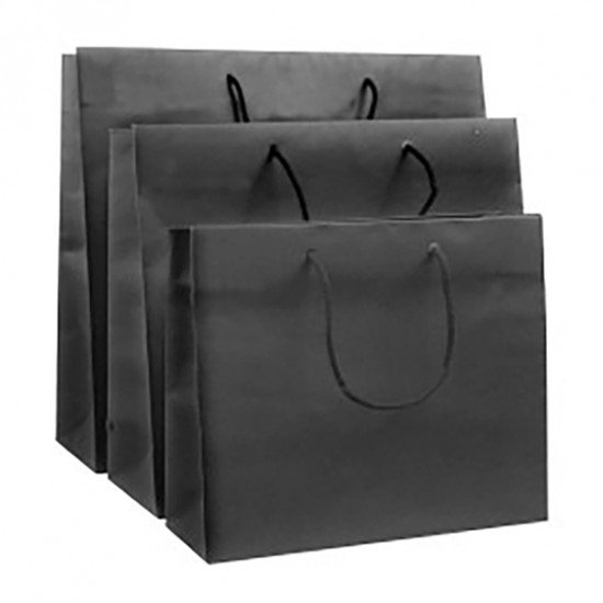 الأكياس الكرتونية العرضية السوداء